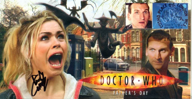 Doctor Who Signed Stamp Cover Fathers Day PAUL CORNELL