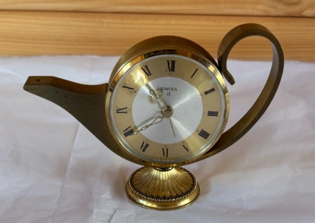 Pièce Horlogerie Pour Réveil Pendule Swiza – 8 Vis – Mécanisme D'occasion