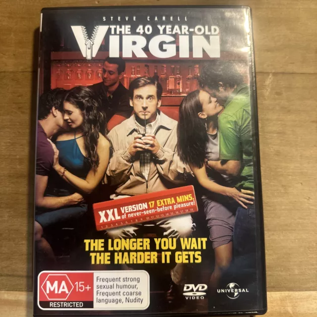 The 40 Year Old Virgin DVD Movie Region 2 4 5 PAL Romantic Comedy Steve Carell