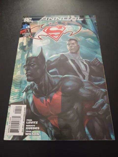 Superman Batman Annual #4 2010 1st appearance Batman Beyond in DCU DC Comics