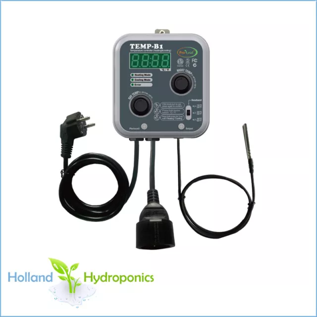 PROLEAF TEMP-B1 Hydroponics Cooling & Heating Digital Temperature Controller