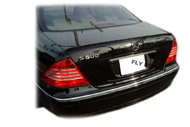 Heckspoiler passend für Mercedes Benz S W220, Heck spoiler spoilerlippe body kit