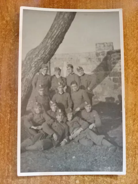 Militari - Foto-Cartolina - Salerno - Corso allievi Ufficiali.