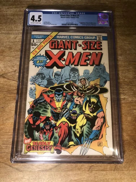Giant Size X-Men #1 First Appearance Storm Colossus Nightcrawler 1975 Cgc 4.5