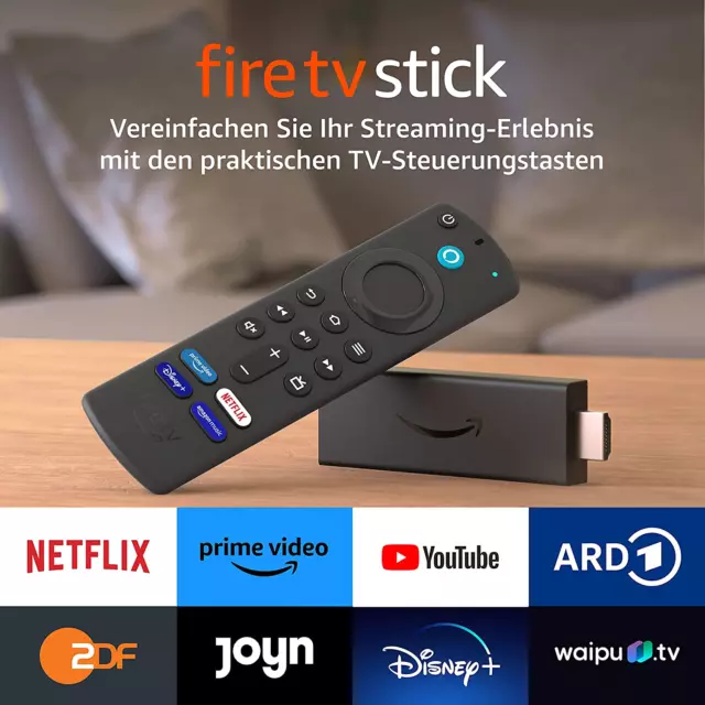 Fire TV Stick mit Alexa-Sprachfernbedienung (mit TV-Steuerungstasten) | HD Prime