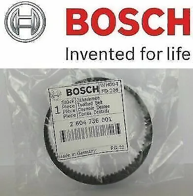 Bosch 2 604 736 001 Pialla Cinghia Di Trasmissione Ph0100 Pho15-82 Gho18V...