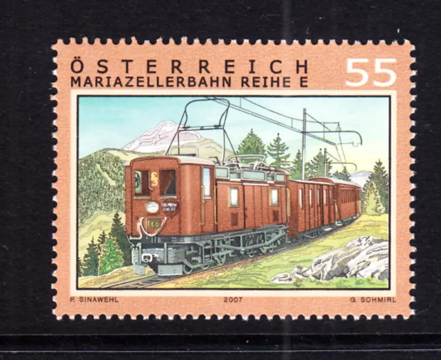 2007,  Österreich, postfr. Mariazeller Bahn Reihe E,