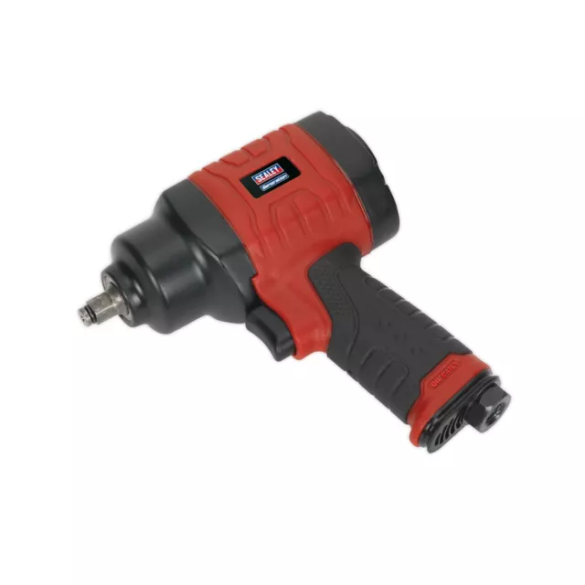Composite Air Impact Wrench 1/2"Sq Drive - Twin Hammer Sealey