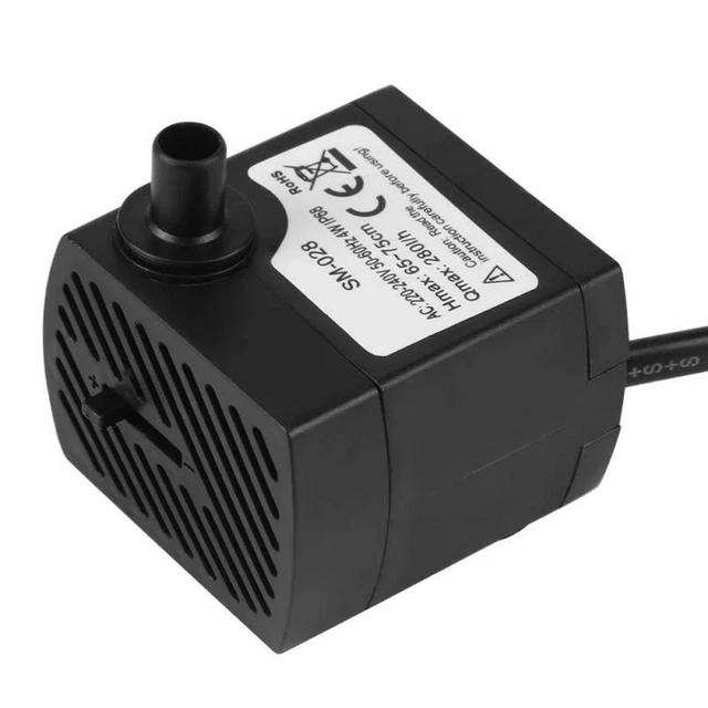 Mini Submersible Water Pump for Fish Pond Aquarium Tank Fountain EU 2