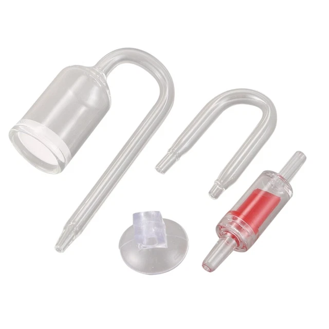 Juego de tubos en forma de U difusor de vidrio para plantas de CO2 para fertilizante de plantas FisS1