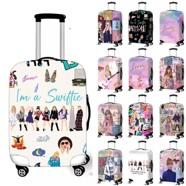 Taylor Swift Travel Luggage Suitcase Cover Elastic Protector Washable Bag 18-32"