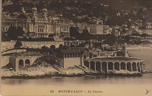 Cpa Monté Carlo ,  Le Casino En 1915