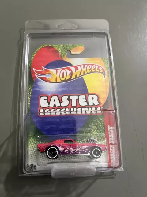 2005 Hot Wheels RODGER DODGER Pink Easter Egg-Clusives Exclusive Egg Flames