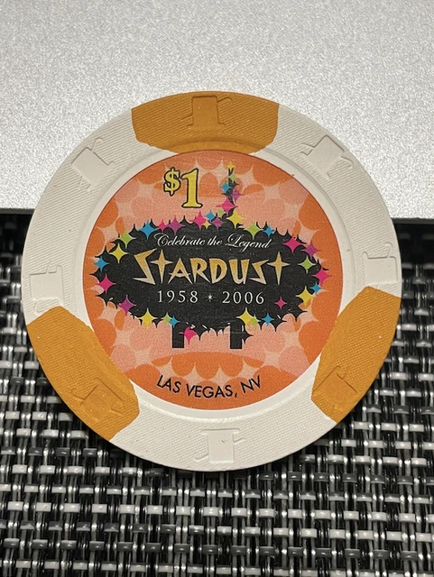 $1 Stardust Hotel Gambling Casino Chip Poker Chip Token Las Vegas Nevada