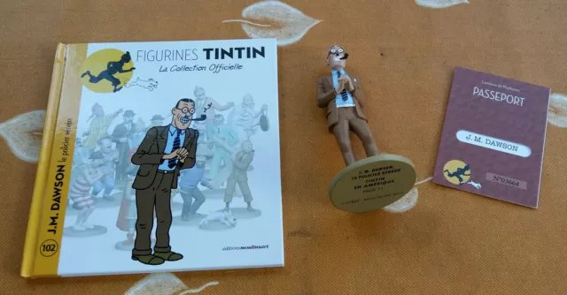 Figurine Tintin Collection Officielle - N° 102 J. M. Dawson le policier véreux