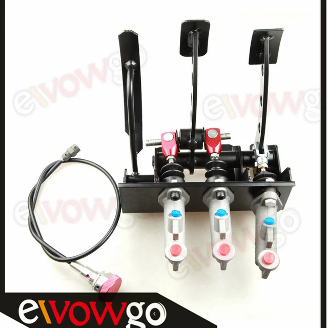 Performance Bias Pedal Box Hydraulic Clutch Rally Race Assembly Black