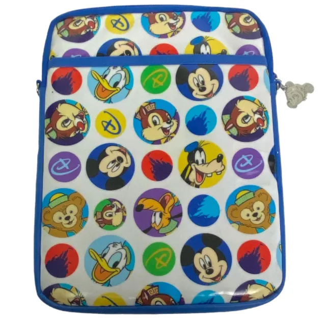 Mickey Mouse and Mixed Disney Characters with Nemo Zipper Tablet Ipad Case Cover