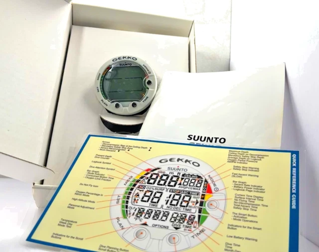 SUUNTO GEKKO DIVE Computer Scatola Manuale Originale EUR 81,38