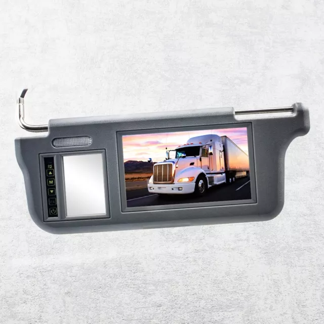 17,8cm Auto Display Sonnenblenden Monitor links grau für Rückfahrkamera DVD DVBT