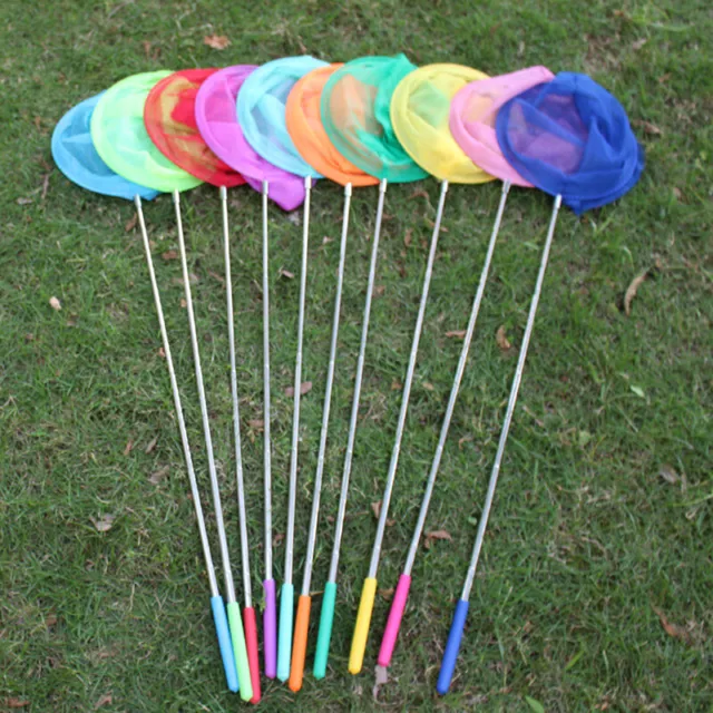 TELESCOPIC KIDS FISHING Net For Children Toy Small Fish Funny
