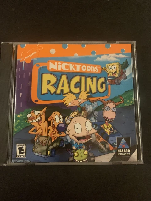 2000 NICKTOONS RACING Game Rugrats Cat Dog Spongebob Hey Arnold… F PC ...