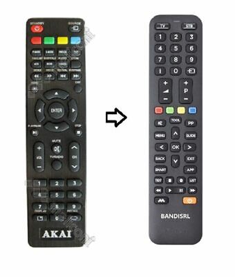 Akai TELECOMANDO COMPATIBILE CON TV AKAI AKTV2501 AKTV2504    NO AKTV2504 LCD 