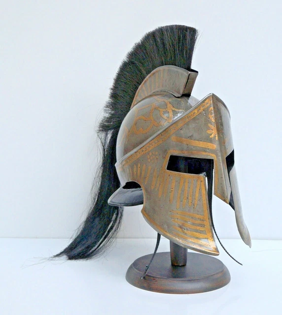 Portachiavi Spartan Casco Da Battaglia - Moneta Scudo Con Simbolo