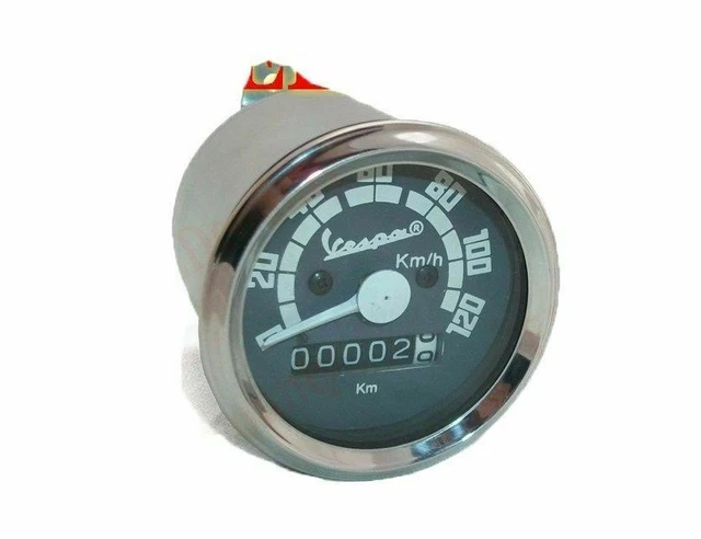 Vespa Tachometer 0-120 Km/h Für Primavera & Rally – Originalgetreue Reproduktion, Veglia Borletti Style