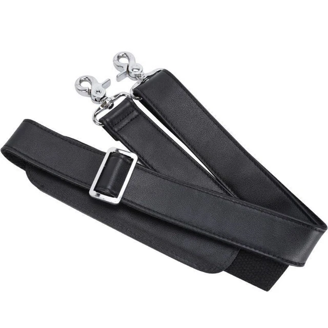 Padded Leather Shoulder Bag Strap Replacement for Crossbody Messenger Handbag