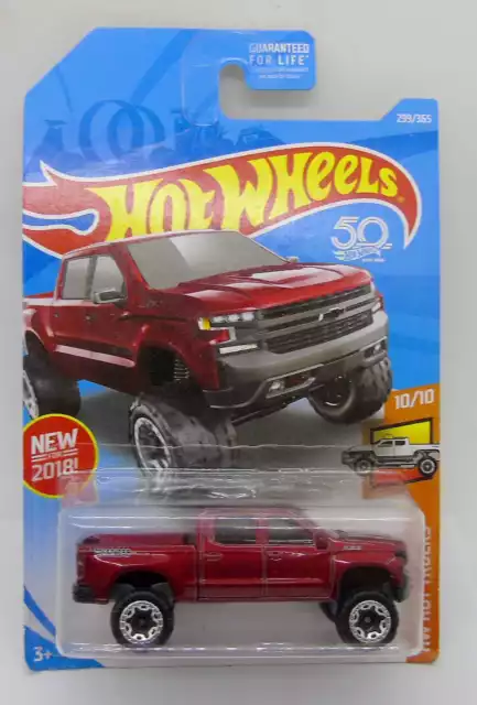 4807 Hot Wheels / Carte Us / Hot Trucks 2017 / '19 Chevy Silverado Trail Boss Lt