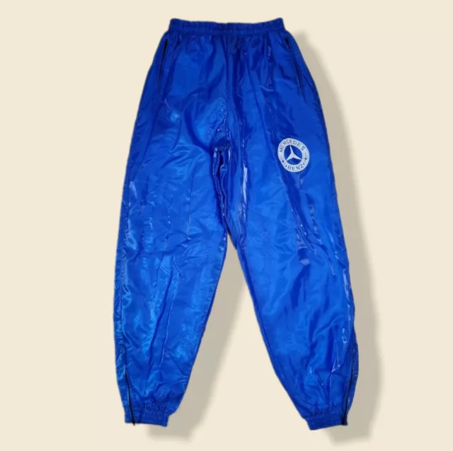 80S 90S Mercedes Benz Tracksuit Bottoms Track Pants Joggers