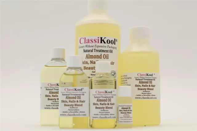 Classikool [Almond Beauty Blend Natural Oil] Gently Softens Skin, Nails & Hair