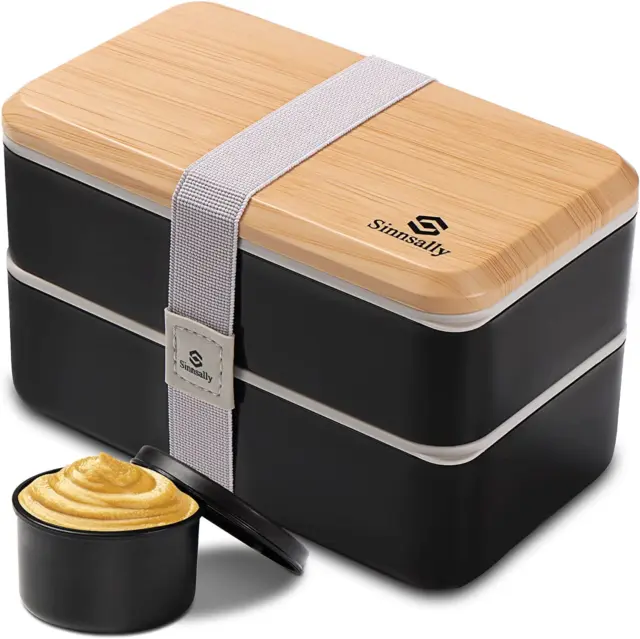 PORTA PRANZO DA Ufficio Bento Lunch Box Contenitore per Pranzo per Microonde  EUR 26,98 - PicClick IT