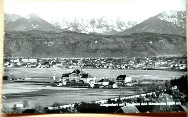 42439 Ak Aircraft International Airport Klagenfurt With Airfield And Koschutta