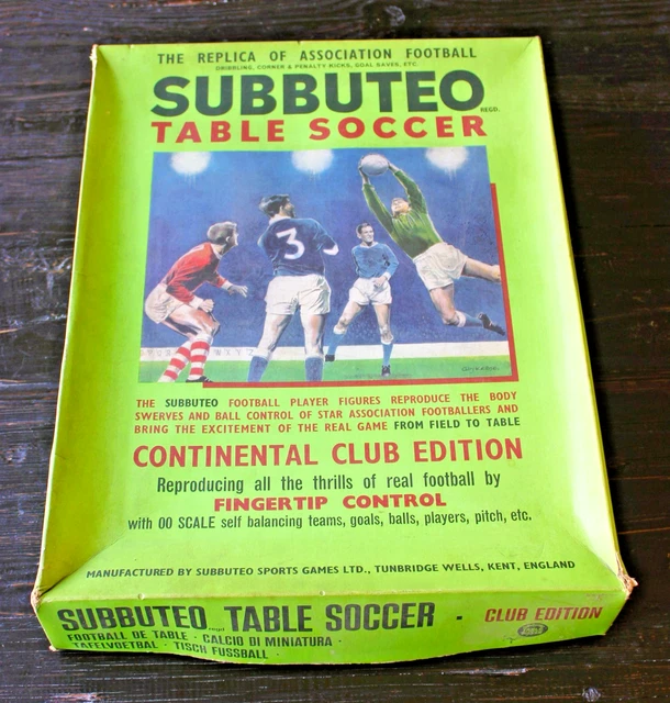 Vintage Subbuteo Jeu football table soccer club edition