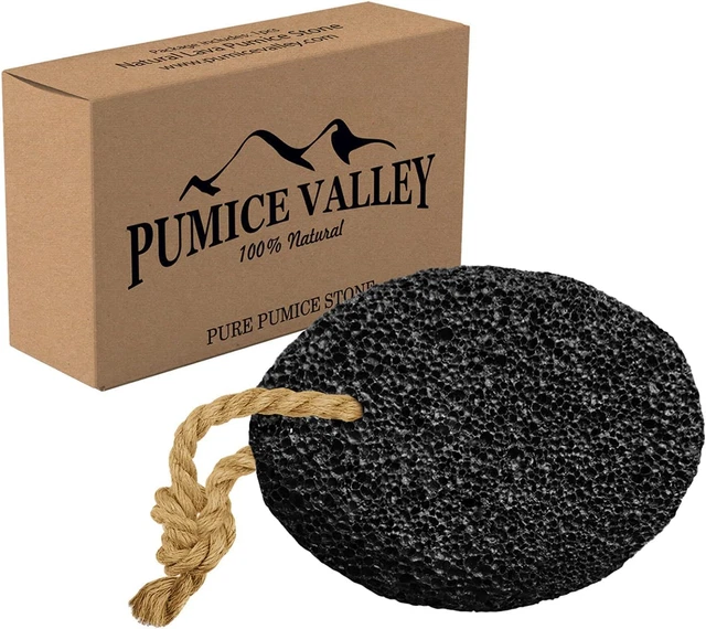 Pietra pomice - Terra naturale pomice lava pomice pietra nera - rimozione calli per piedi -