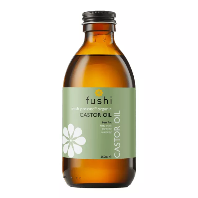 Fushi Organique Ricin Huile 250ml - Froid Pressé - Cruauté Gratuit