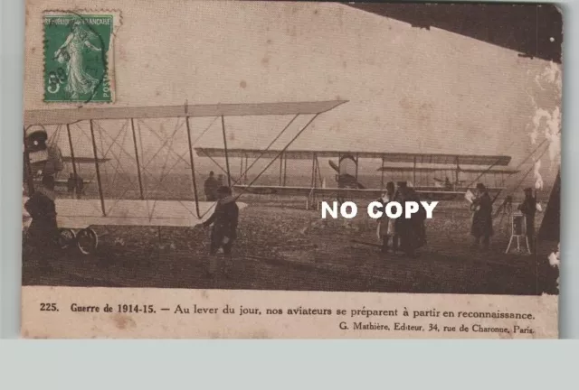 1914-1915 War Animated CPA Our Airmen Are Preparing...