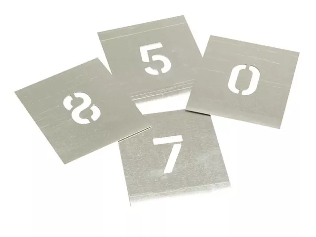 Stencils - Set of Zinc Stencils - Figures 2in Walleted