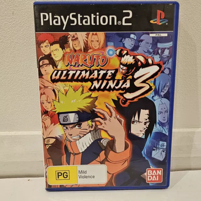 NARUTO SHIPPUDEN ULTIMATE Ninja 5 For The Ps2 Complete Black Label Pal  Release $110.00 - PicClick AU