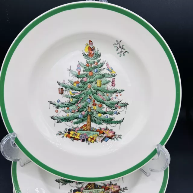 Spode Christmas Tree Dinner Plate(s) 10.75" S3324 -England Minty EUC Many Avail 3