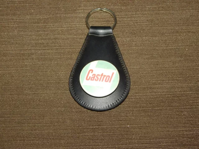Vintage Old Car Oil Castrol  Keychain