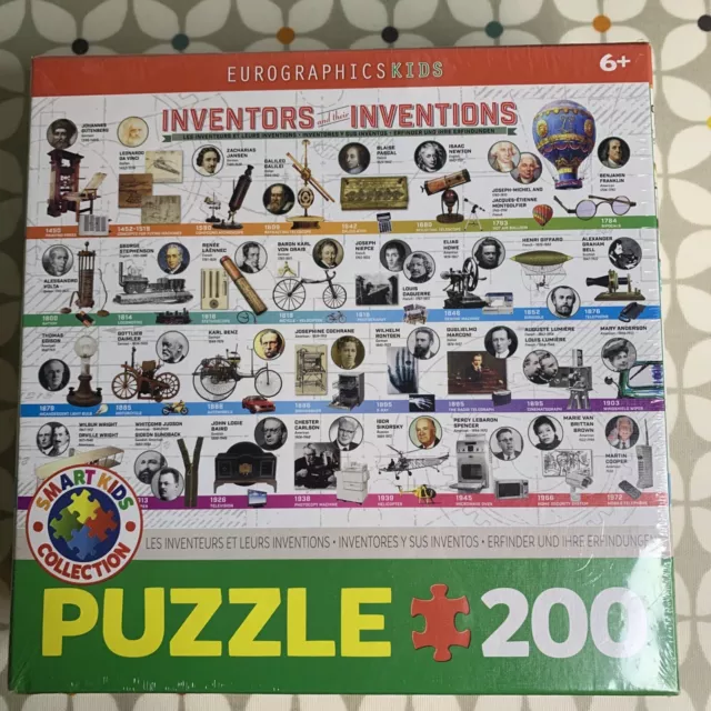 Inventors And Their Inventions 200-Piece Puzzle 