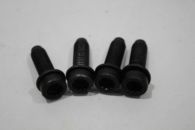 Lot De 4 Boulons D'étrier De Frein Vélo M6 X 18,7 Mm - Compatible Shimano BR-S7000, Avec Anneaux élastiques - 10