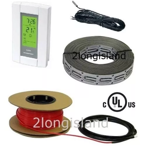 40 sqft Electric Radiant Floor Warming Heat System Warm Tile Stone Heating 240V
