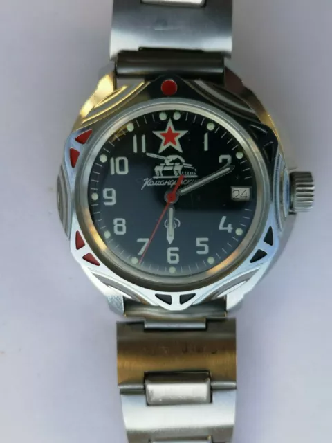 T 34 Komandirskie Vostok Armbanduhr Komandirskie Panzer T 34 Made in Russland