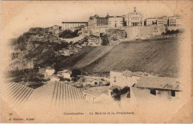 CPA AK CONSTANTINE La Mairie et la Prefecture ALGERIE (1089234)