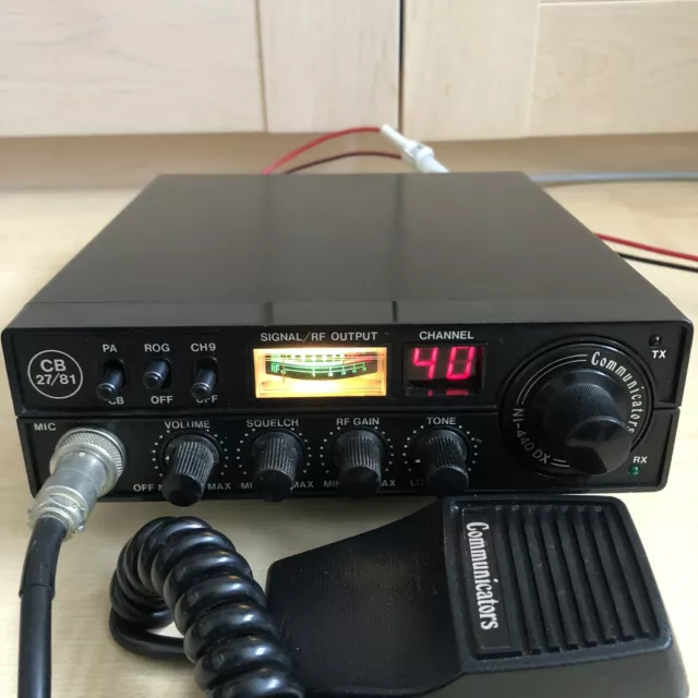 Communicators Ni-440 Dx Uk-Cb Radio With Talkback For The Visually Impaired-Vgc