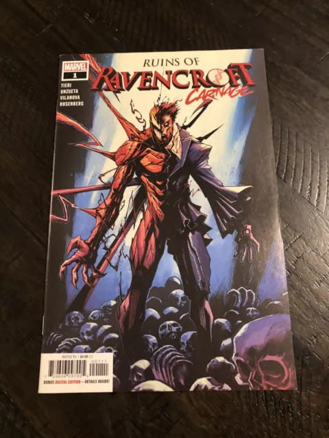 Ruins Ravencroft Carnage 1 1st Cortland Kasady NM Gemini Ship Knull