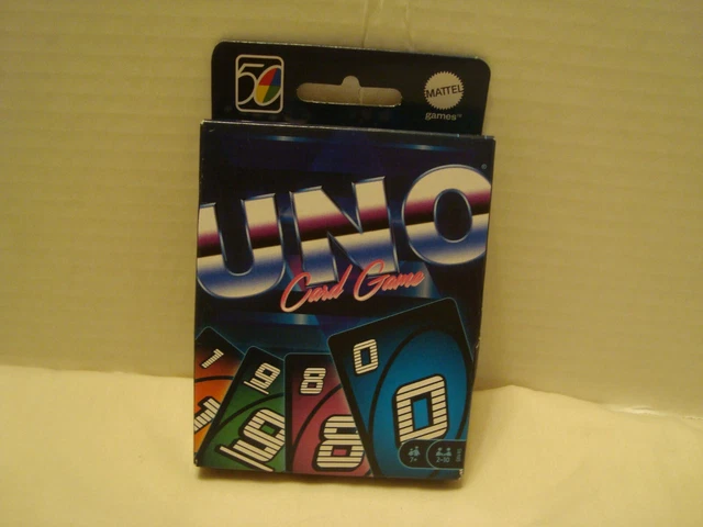 MATTEL UNO CARD Game 50th. Anniversary Retro 1980's Radical #2 Of 5 NIB ...